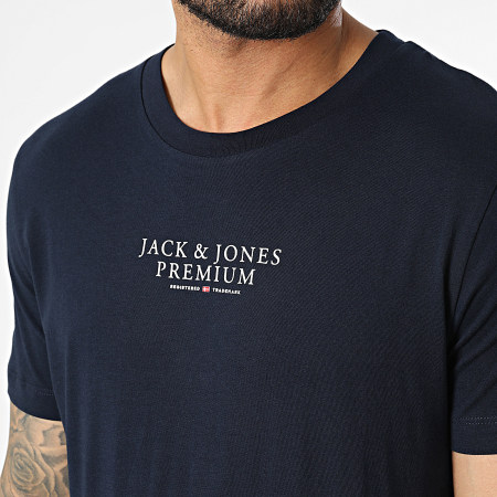 Jack And Jones - Tee Shirt Archie Bleu Marine