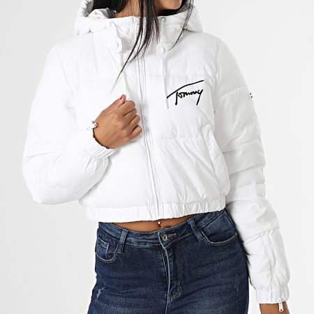 Tommy Jeans - Cappotto donna Signature Modern 4470 Bianco