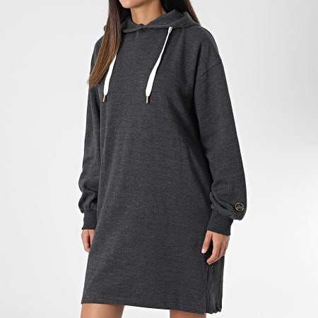 Girls Outfit - Robe Sweat Capuche Femme JW22 Gris Chiné