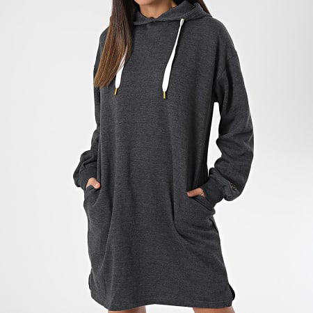 Girls Outfit - Robe Sweat Capuche Femme JW22 Gris Chiné