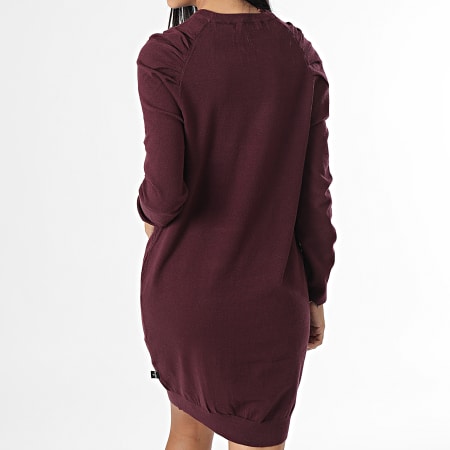Girls Outfit - Abito donna in maglia JW22-306 Bordeaux