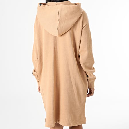 Girls Outfit - Robe Sweat Capuche Femme Rock Camel