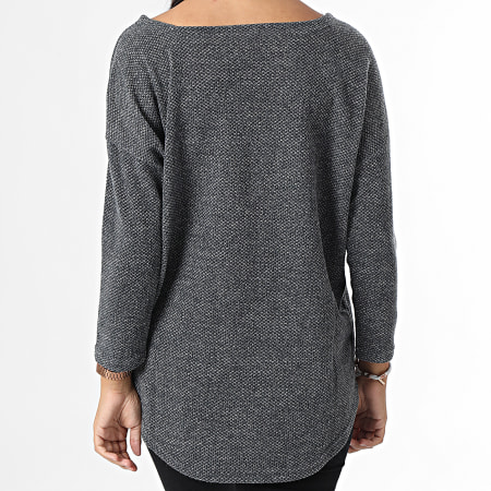 Only - Pull Femme Alba Gris Anthracite