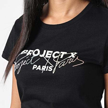 Project X Paris - Maglietta da donna F221119 Nero