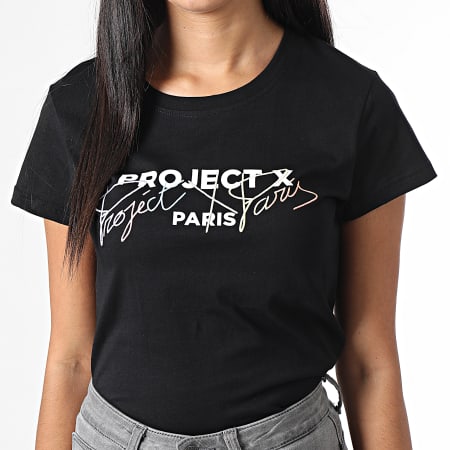 Project X Paris - Tee Shirt Femme F221119 Noir