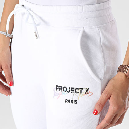 Project X Paris - Pantalon Jogging Femme F224128 Blanc