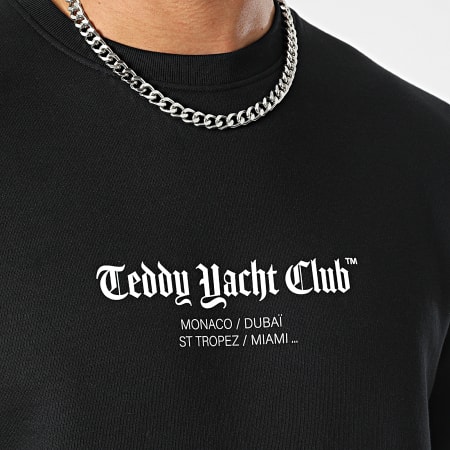 Teddy Yacht Club - Felpa girocollo Art Series Nero