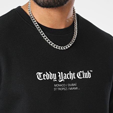 Teddy Yacht Club - Sweat Crewneck Half Bear Noir