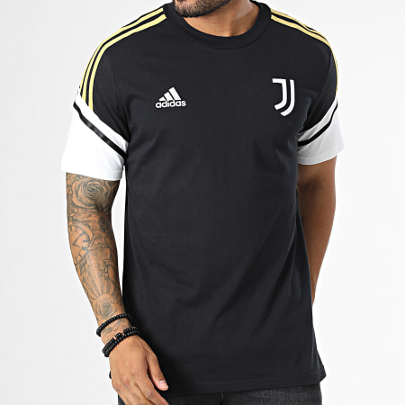 Adidas Sportswear - Tee Shirt A Bandes Juventus HA2634 Noir