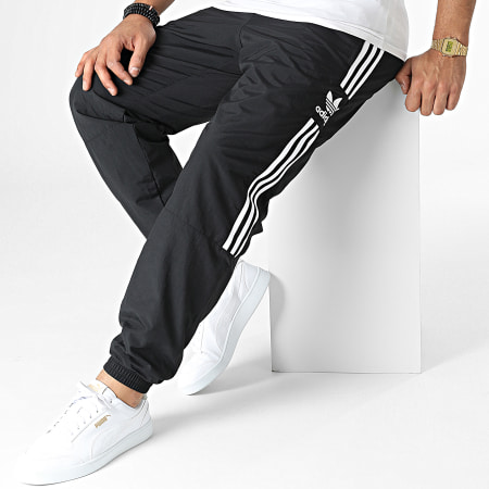 Adidas Sportswear - Pantalon Jogging A Bandes H41387 Noir