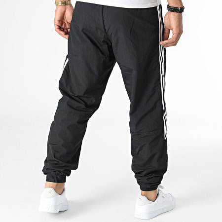Adidas Sportswear - H41387 Pantaloni da jogging a fascia neri