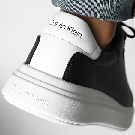 Calvin Klein - Zapatillas Low Top Lace Up 0292 Negro Blanco