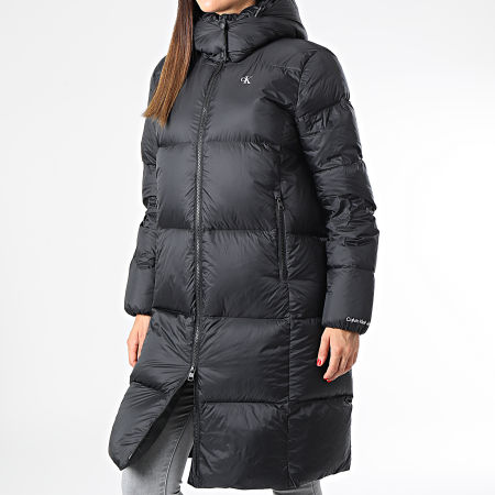 Chamarra Larga Chamarra Calvin Klein Mujer Gris Chamarra Larga