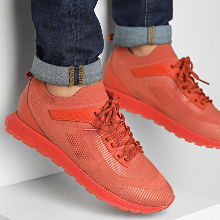 HUGO - Sneakers Icelin Runner 50471301 Arancione scuro