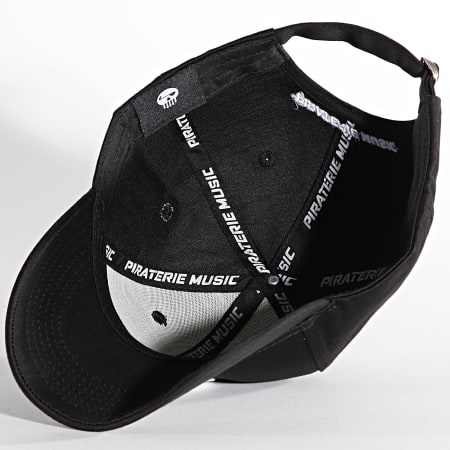 Piraterie Music - Cappello a teschio nero bianco
