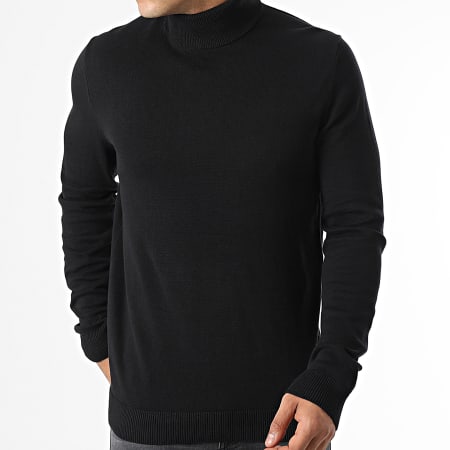Only And Sons - Pull Col Roulé Alex Noir