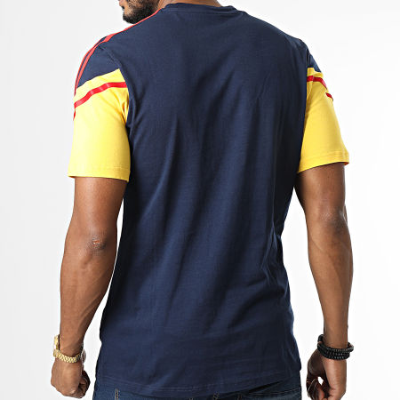 Adidas Performance - Camiseta a rayas Arsenal HA5271 Azul Marino Amarillo