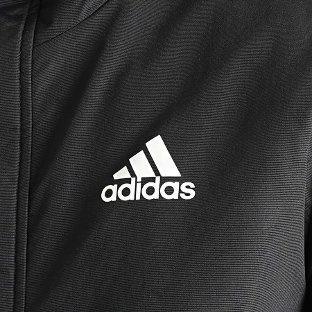 Adidas Sportswear - Doudoune Capuche A Bandes GT1688 Noir