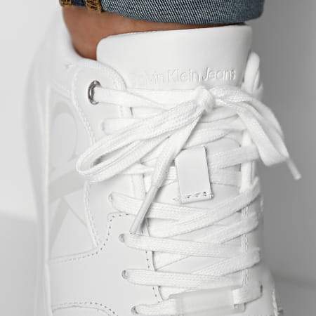 Calvin Klein - Cupsole Bold Mono 0428 Triple White Sneakers