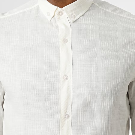 Mackten - ML602EC Camisa de manga larga Off White
