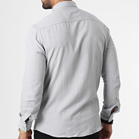 Mackten - ML602 Camicia a manica lunga grigio