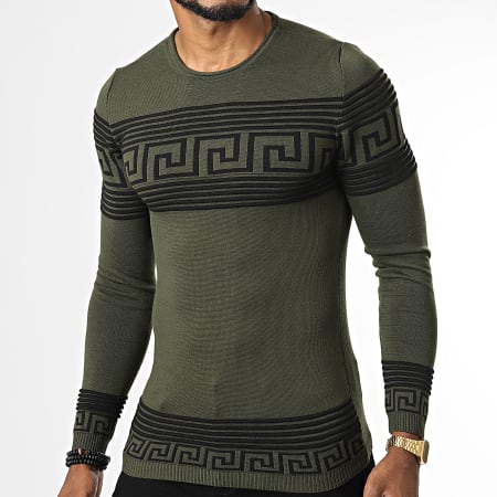 Pull PNM 208 Vert Kaki Renaissance