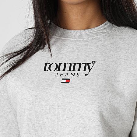 Tommy Hilfiger - Sweat Crewneck Relaxed Fit Femme Essential 4325 Gris Chiné
