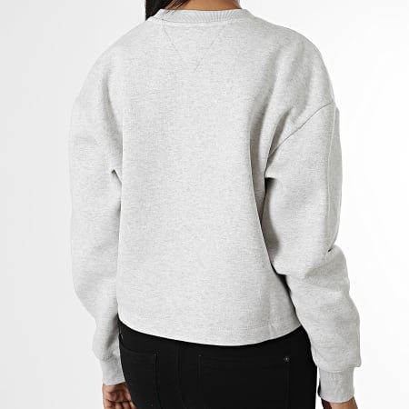 Tommy Hilfiger - Sweat Crewneck Relaxed Fit Femme Essential 4325 Gris Chiné