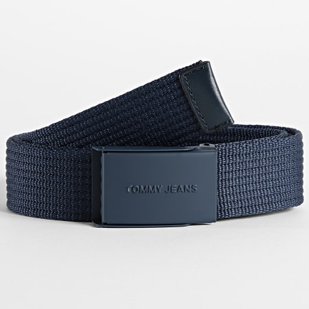 Tommy Jeans - Cintura in fettuccia Essential 0381 blu navy