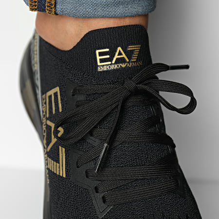 EA7 Emporio Armani - X8X095 XK240 Sneakers triple nero oro