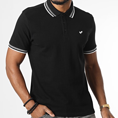 Kaporal Polo Manches Courtes Rayoc Noir LaBoutiqueOfficielle