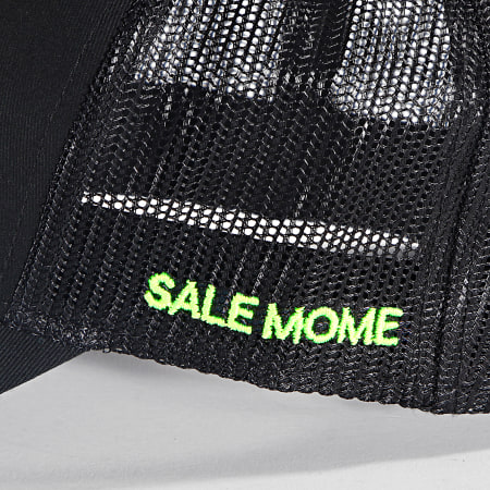 Sale Môme Paris - Casquette Trucker Gorille Noir Jaune Fluo