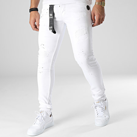 Zelys Paris - Nir Jeans Skinny Bianco