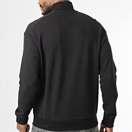 Calvin Klein - Cotone Comfort Quarter Zip Sweat Top 0627 Nero