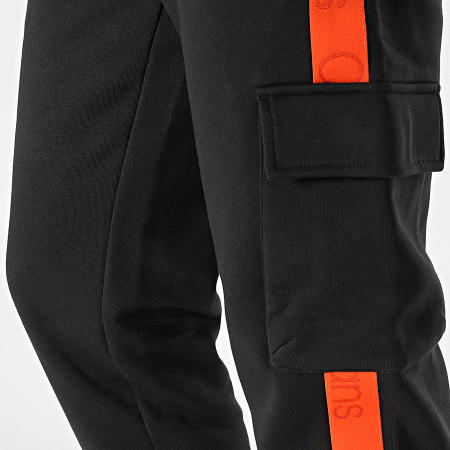 Calvin Klein - Pantalon Jogging A Bande Logo Tape Cargo 2050 Noir