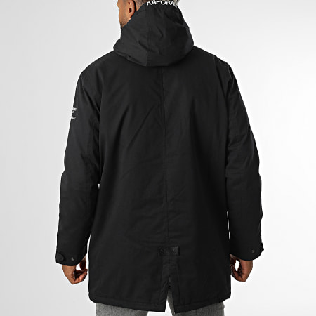 Kaporal - Parka Capuche Terry Noir - LaBoutiqueOfficielle.com