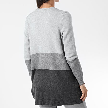 Only - Cardigan Femme Queen Gris Chiné