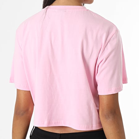 Ellesse - Tee Shirt Crop Femme Flossie Rose