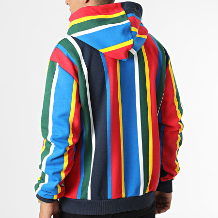 Karl Kani - Sudadera con capucha a rayas pequeña Signature Stripe 6028200 Multicolor