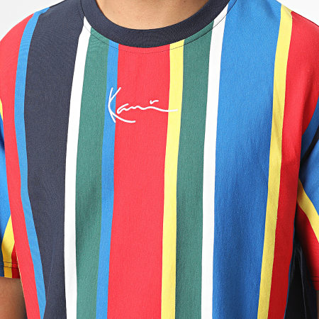Karl Kani - Tee Shirt Oversize Large A Rayures Small Signature Stripe 6037273 Multicolor