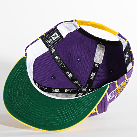 New Era - Gorra Snapback 9Fifty City Arch Los Angeles Lakers Purple