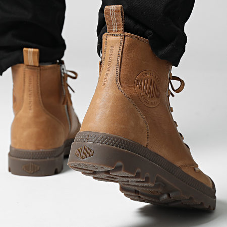 Palladium - Boots Pampa Zip Leather 76888 Dear Brown