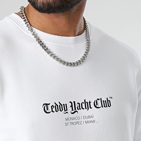 Teddy Yacht Club - Sweat Crewneck Art Series Blanc