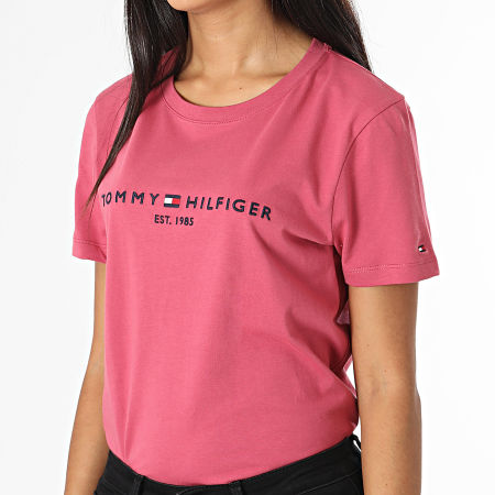 Tommy Hilfiger - Camiseta Regular Mujer 8681 Rosa