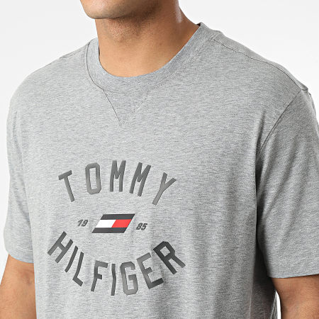Tommy Sport - Tee Shirt Varsity Graphic 7572 Gris Chiné
