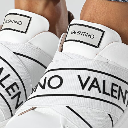 Valentino By Mario Valentino - Zapatillas de deporte sin cordones para mujer 91190899 Blanco