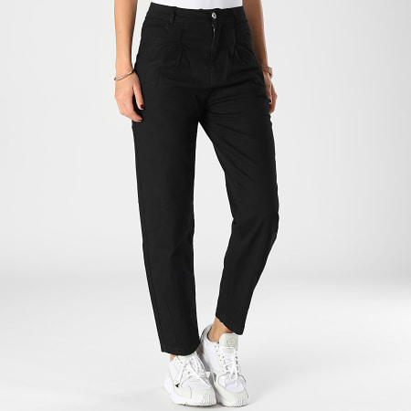 Girls Outfit - Vaqueros para mujer Mom Jeans 3397 Negro