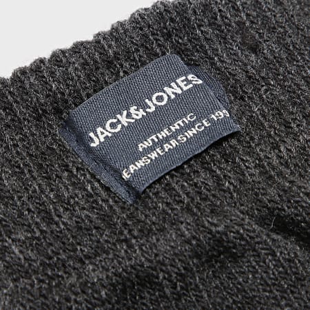 Jack And Jones - Gants Henry Gris Anthracite Chiné