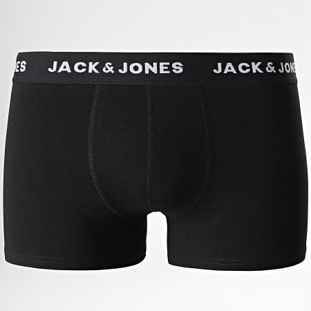 Jack And Jones - Confezione da 7 boxer Simply nero bordeaux blu navy