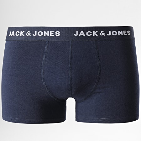 Jack And Jones - Confezione da 7 boxer Simply nero bordeaux blu navy
